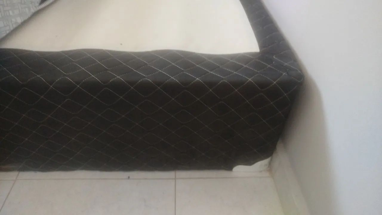 Box Cama Queen preto - Bipartido - Foto 4