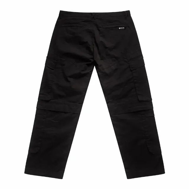 Calça Preta Bordada estilo Gótico