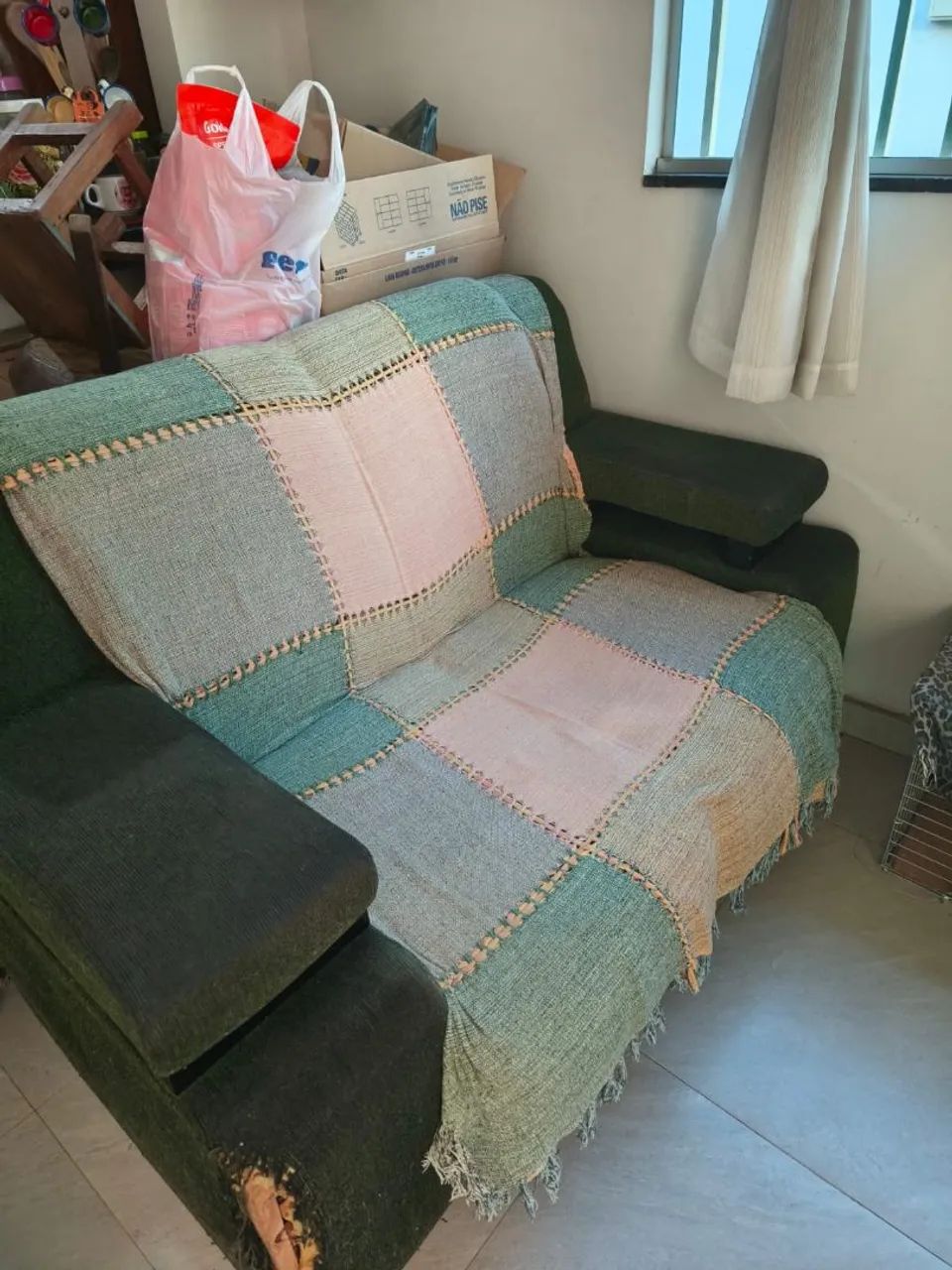 Sofá 2 lugares usado