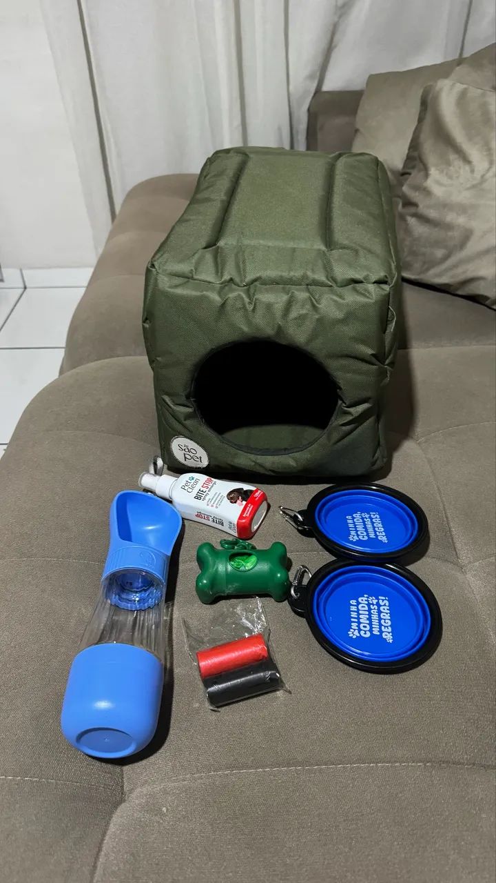 Toca pet casinha P + Kit acessórios - Foto 3