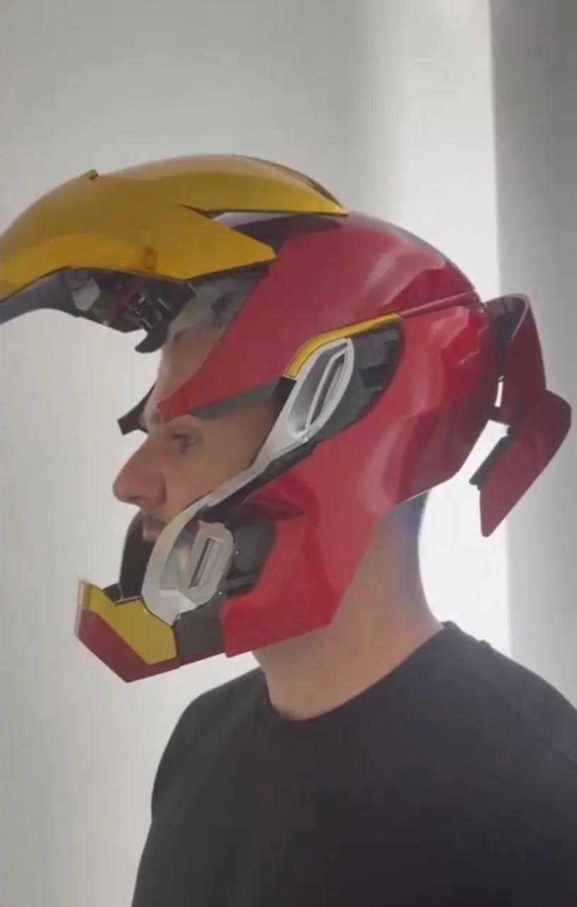 Capacete Homem de Ferro Mk50 Eletrônico com Comando de Voz - Foto 3