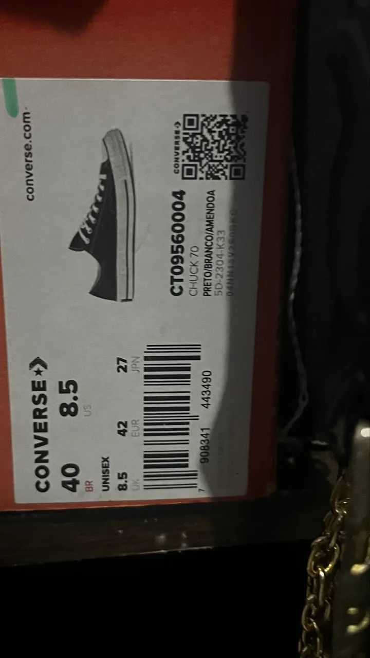 Tenis Converse 70 nunca usado