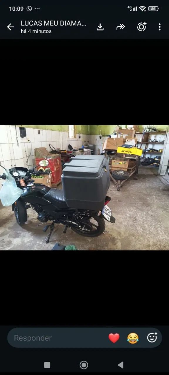 BAÚ COM SUPORTE MOTTU