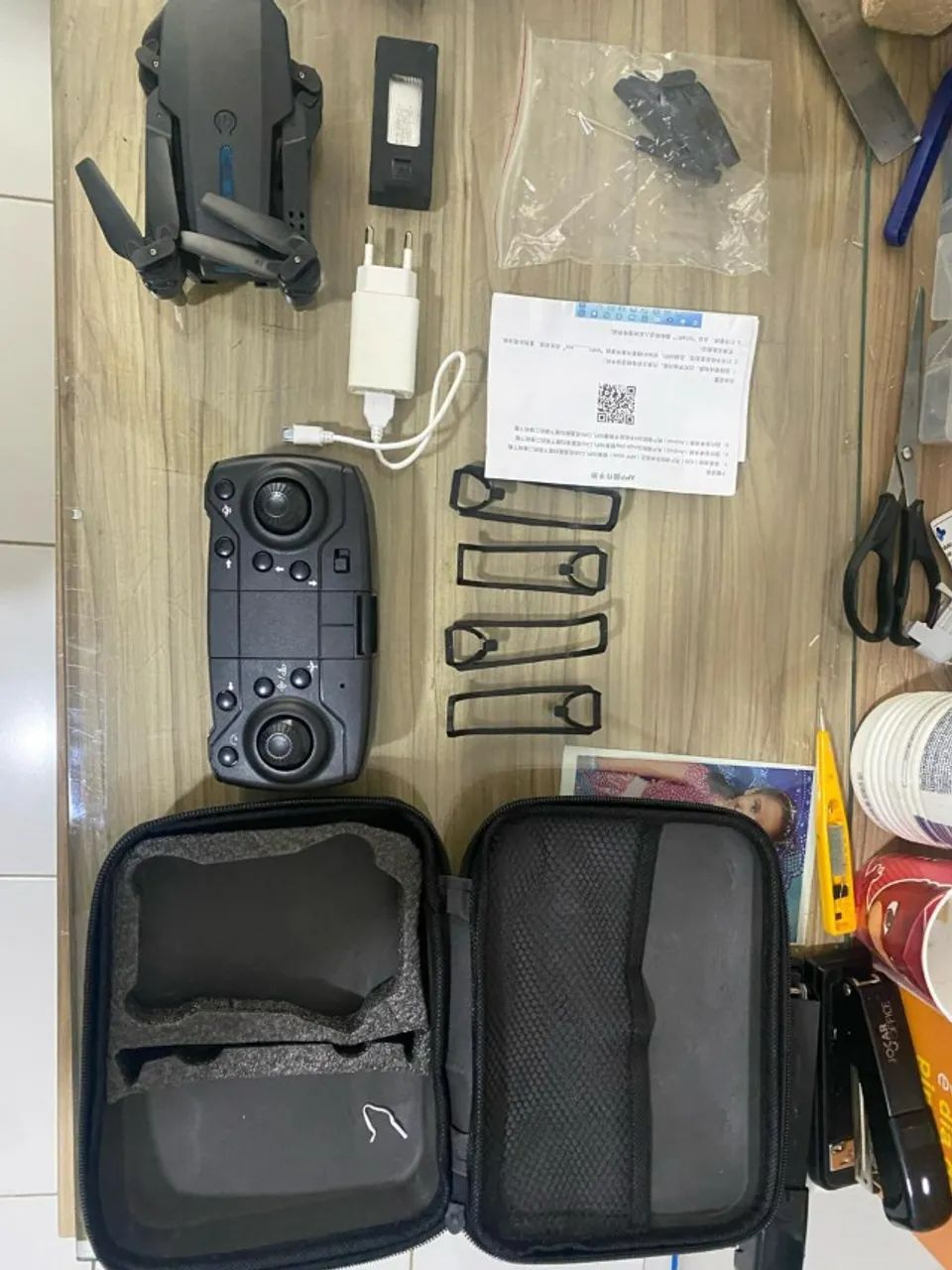 Drone E88  Com Camera Drone Profissional  - Foto 4