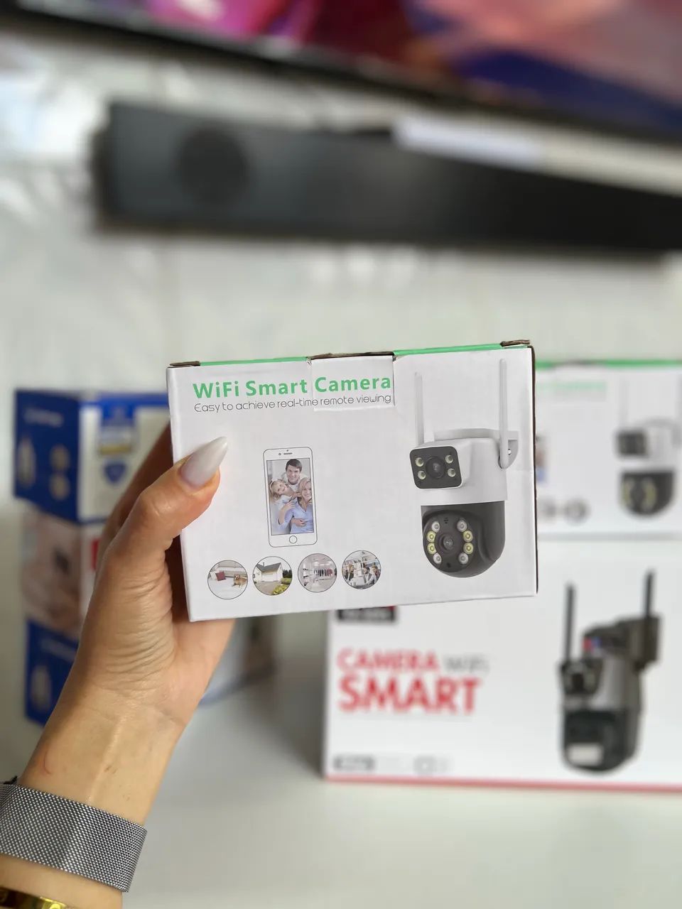 Câmera Wi-Fi smart (dupla)