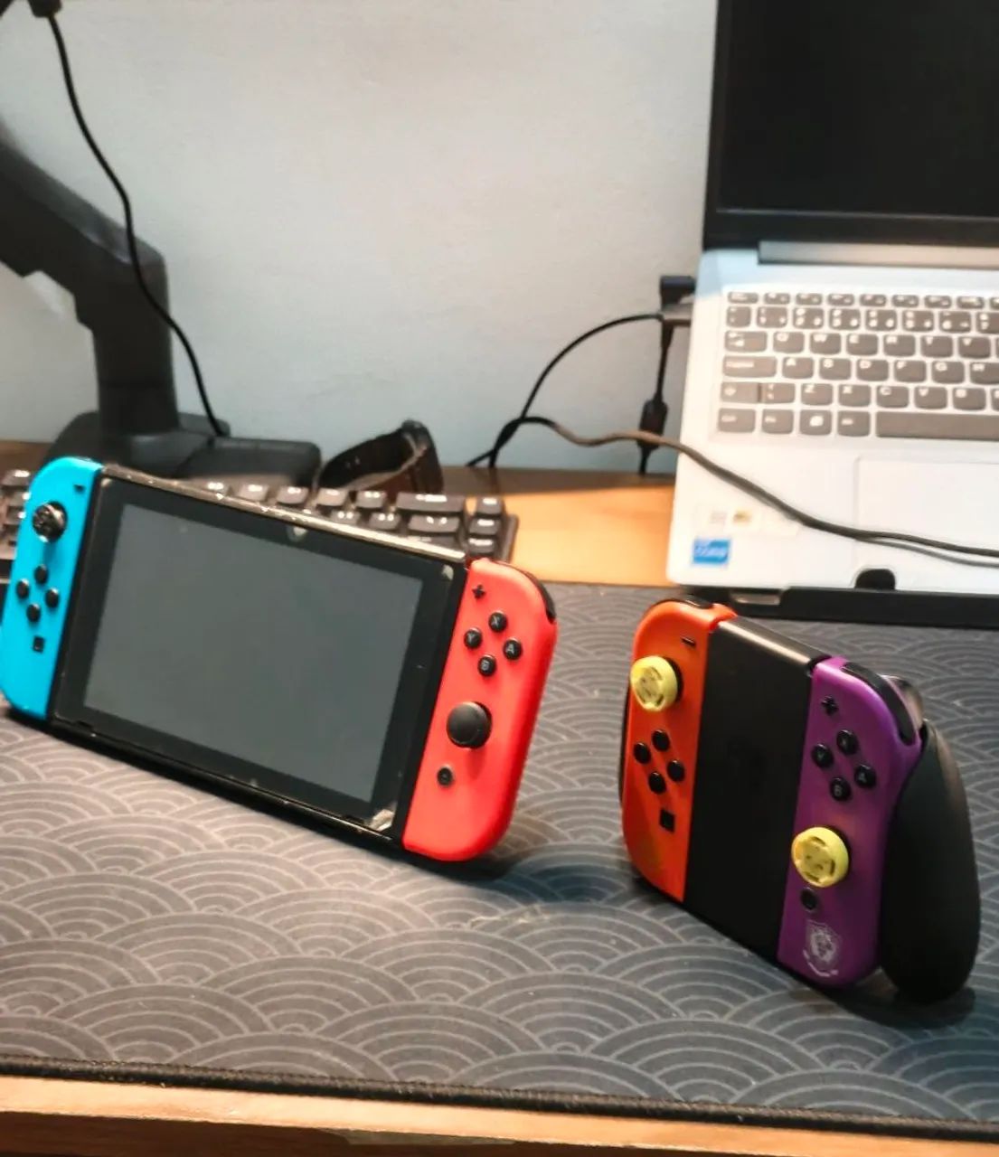 NINTENDO SWITCH COMPLETO COM CASE + ACESSÓRIOS E JOGOS
