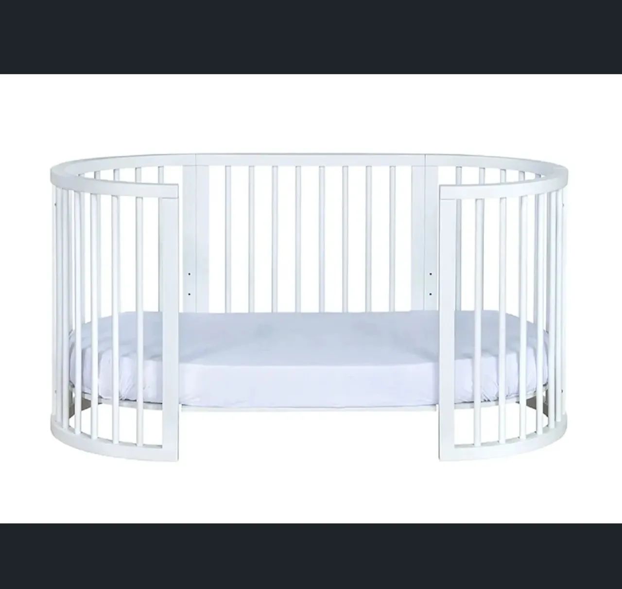 Berço crescer multifuncional branco com colchão - Sleeper - Foto 2