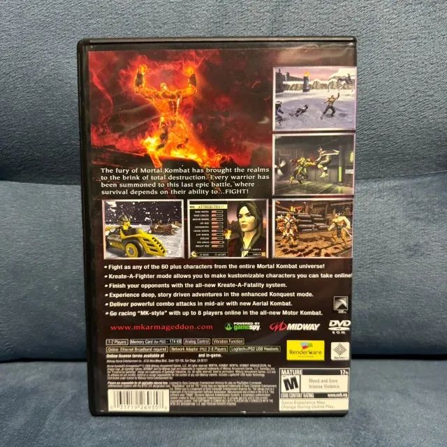 Mortal Kombat Armageddon (PS2) Original CIB - Foto 3