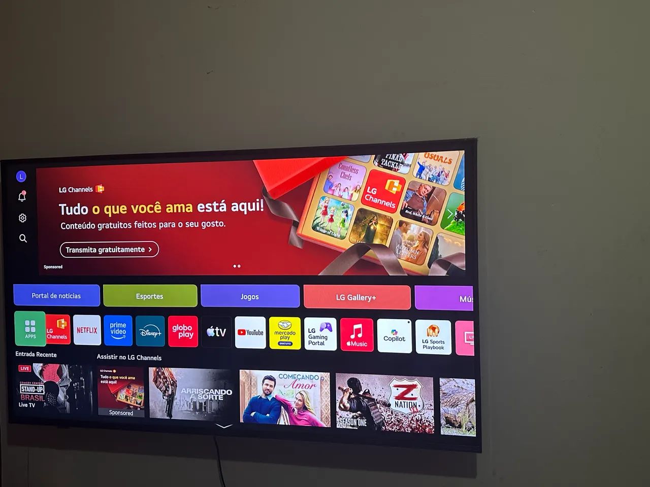 Smart TV LG 55" 4K UHD (webOS 25) - Com Xbox Integrado! - Foto 3
