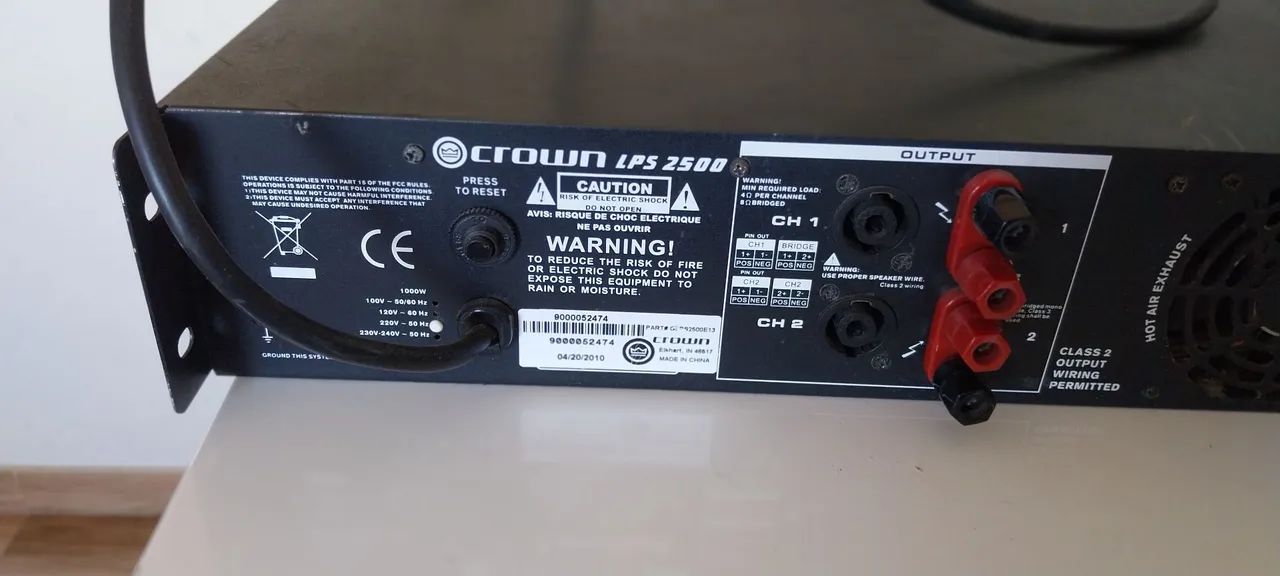 Amplificador crown lps  - Foto 3