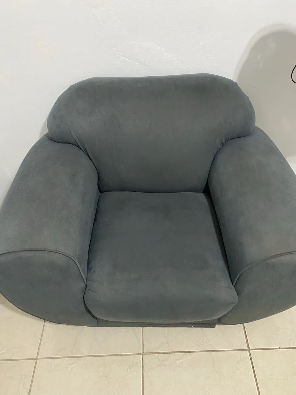 Poltrona cinza vintage  - Foto 4