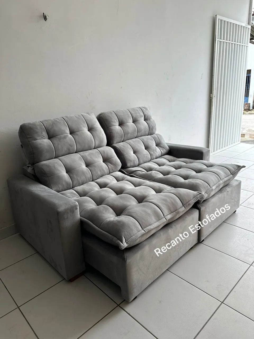 Sofá retrátil reclináveis da fábrica pronta entrega  - Foto 3