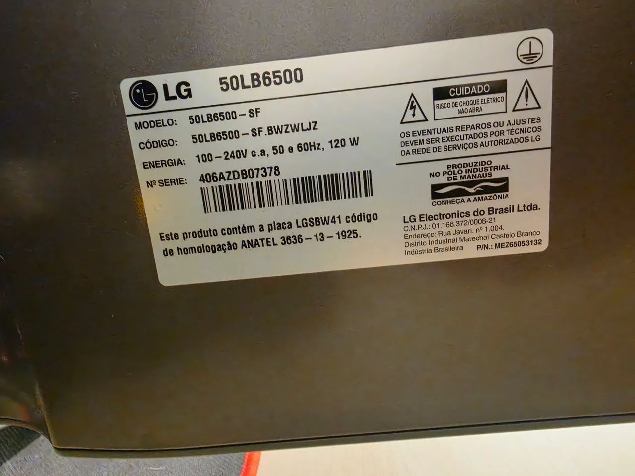 Smart TV LG 50" Full HD 50LB6500 | Funcionando perfeitamente - Foto 2