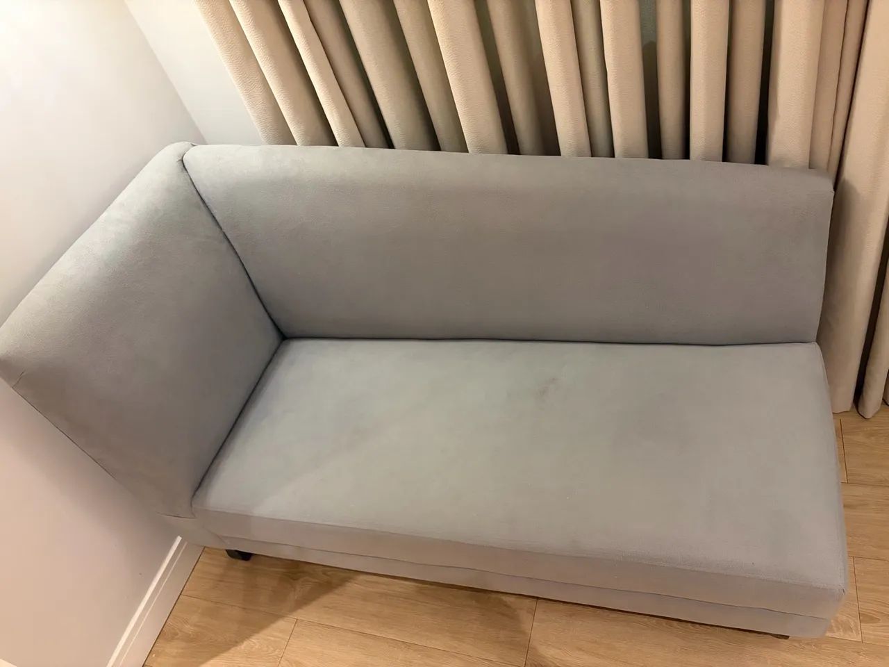 Sofá recamier cinza  - Foto 3