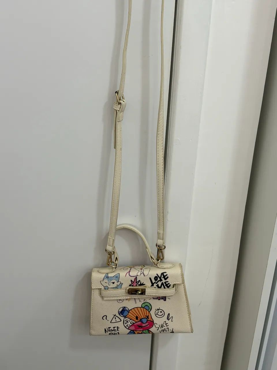 Bolsa de ombro off white - Foto 5