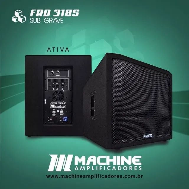 Par de subwoofer 18 polegadas Machine FRD 318S