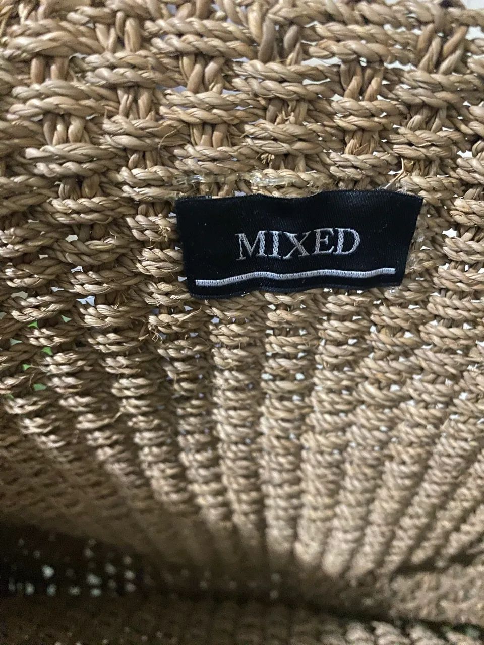 Bolsa sacola palha trançada marca Mixed - Foto 3