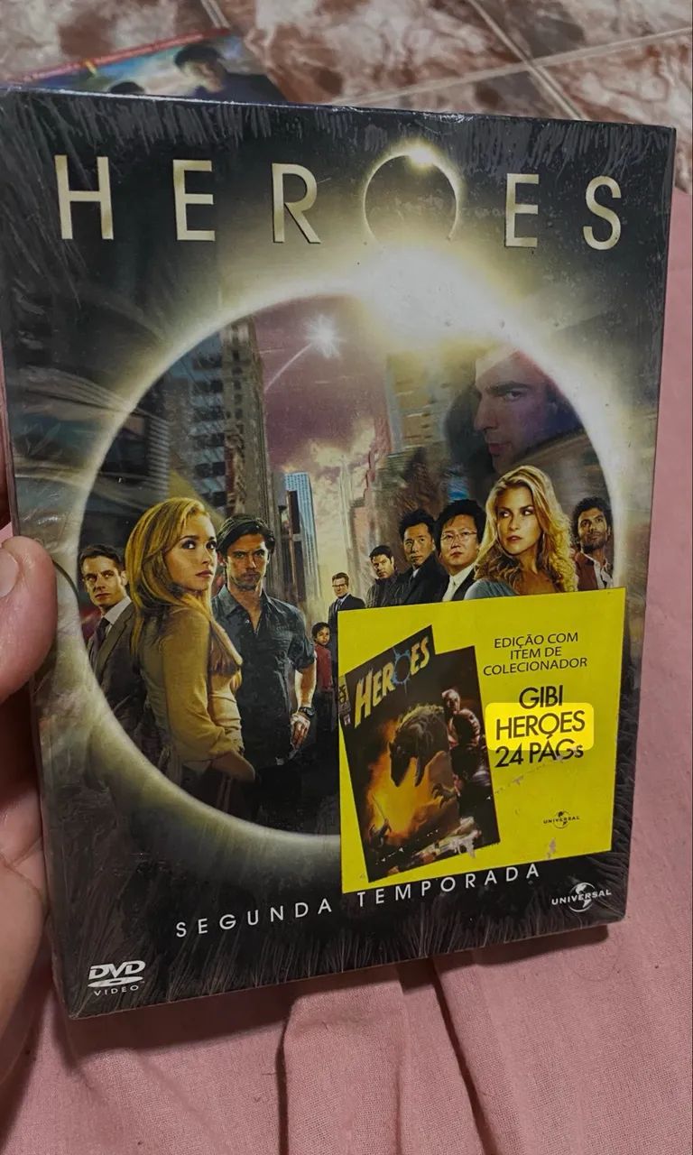 DVD Heroes segunda temporada lacrado com gibi edição especial 