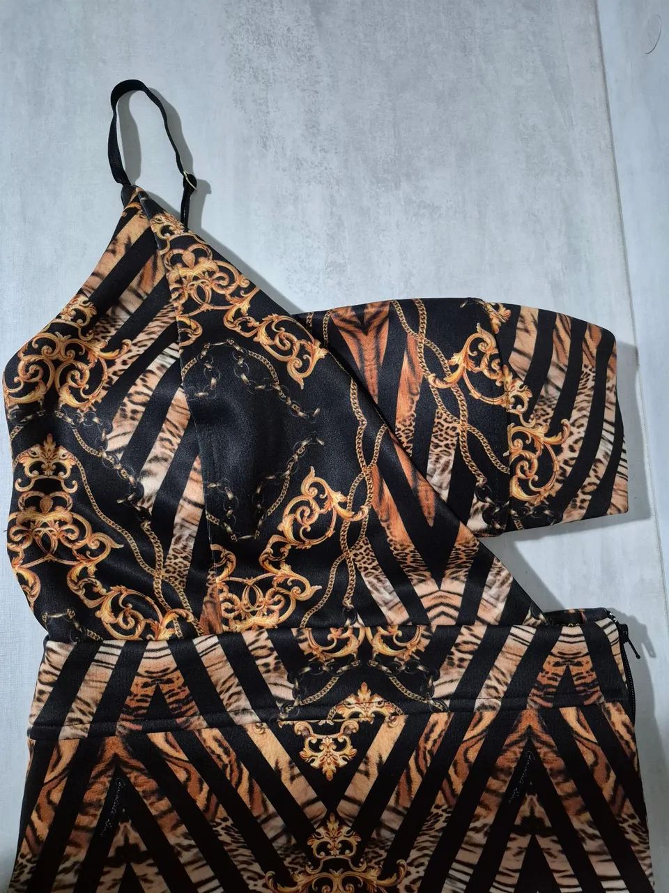 Vestido estampado marca Chocolate Doce tamanho P - Foto 2