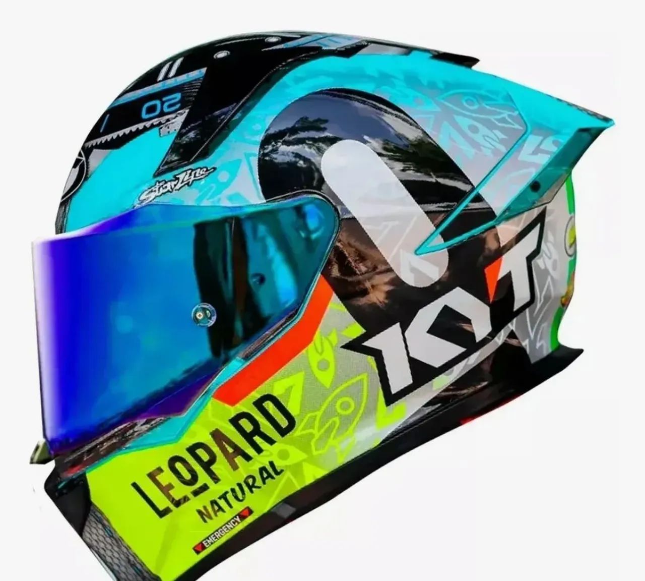 Capacete Fechado Kyt R2r Max Foggia Misano 2022 Replica Azul