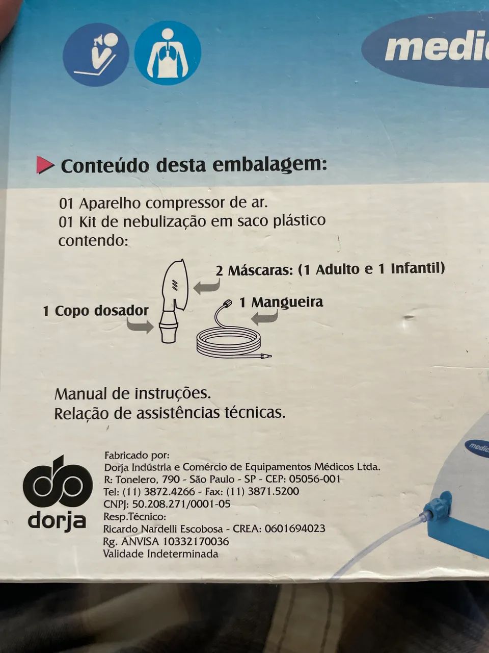 Inalador e Nebulizador Medicate - Foto 4