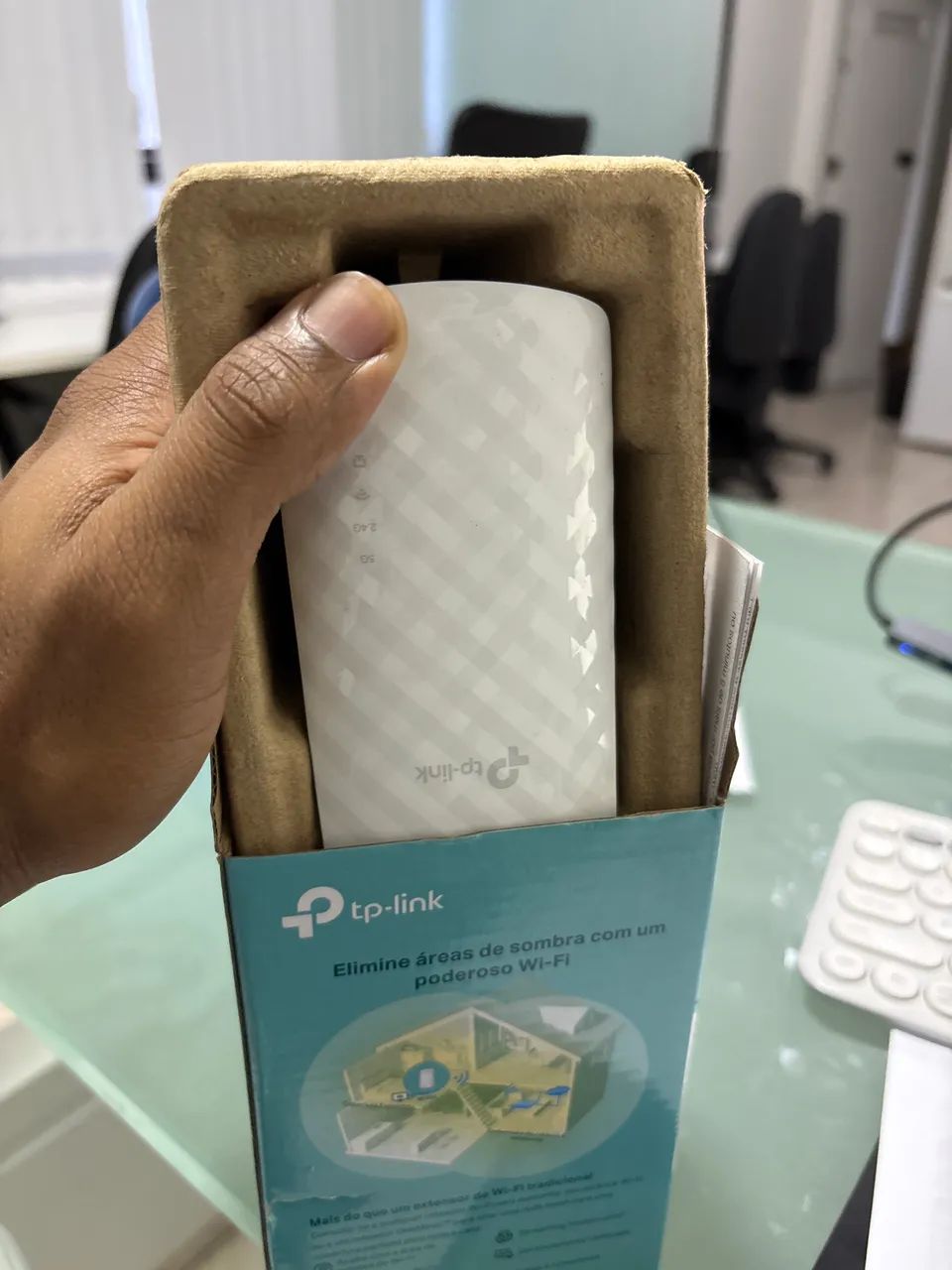 Repetidor TP-link RE200 branco - Foto 3