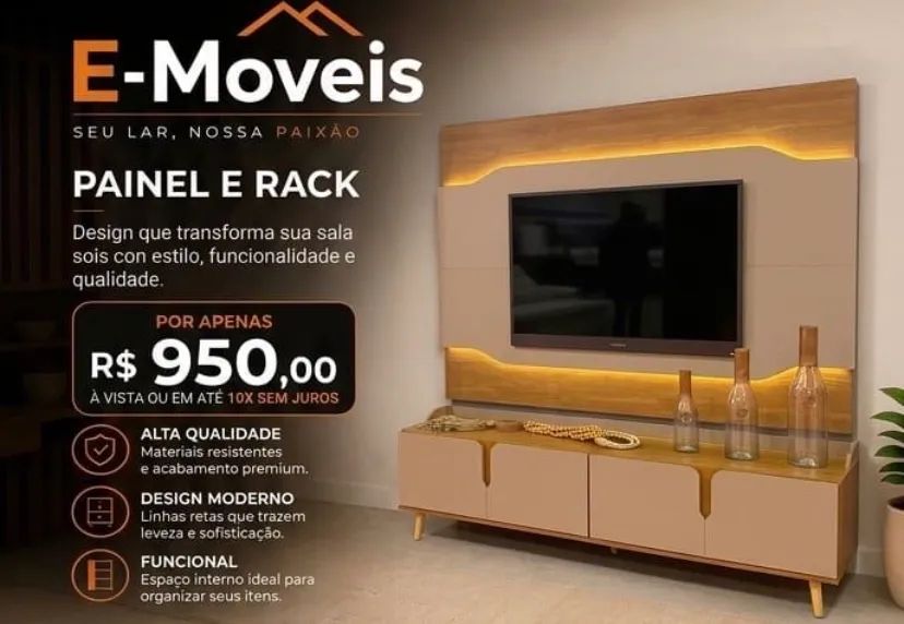 Painel e rack 