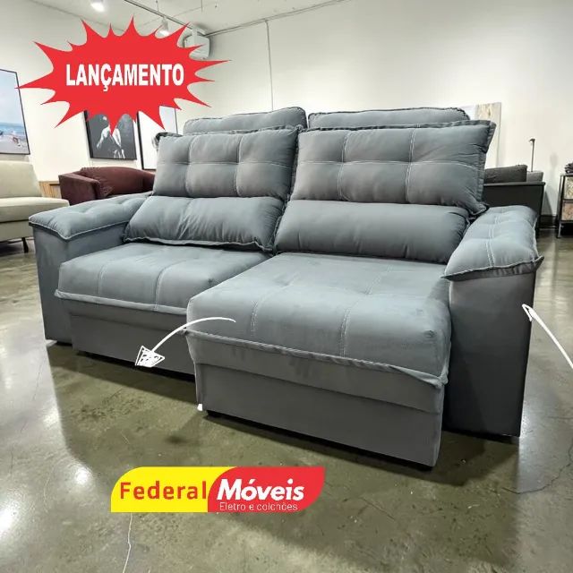 Sofá Retrátil 1,80m - Mega Promoção!