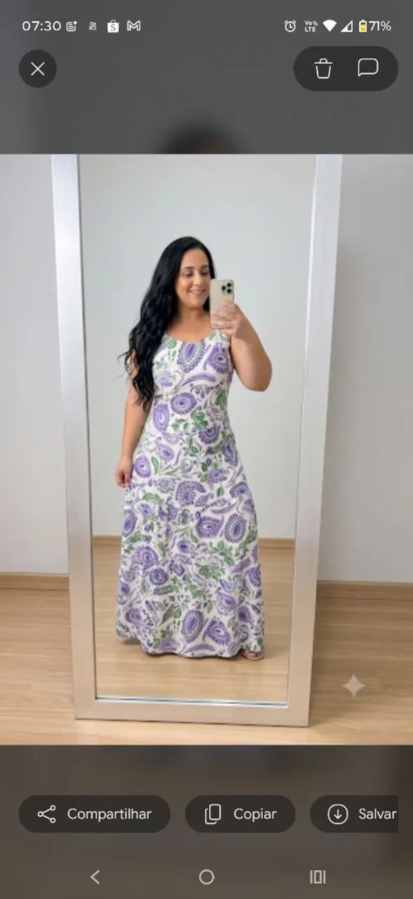 Vestido longo estampados  - Foto 5