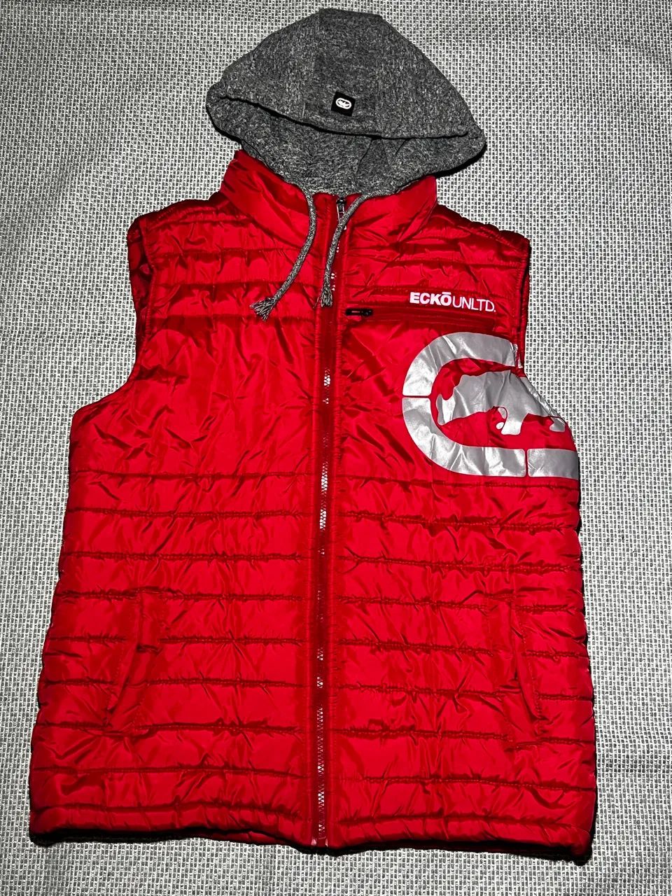 COLETE ACOLCHOADO MASCULINO ECKO UNLTD RHINO COM CAPUZ ORIGINAL IMPORTADO (USA)