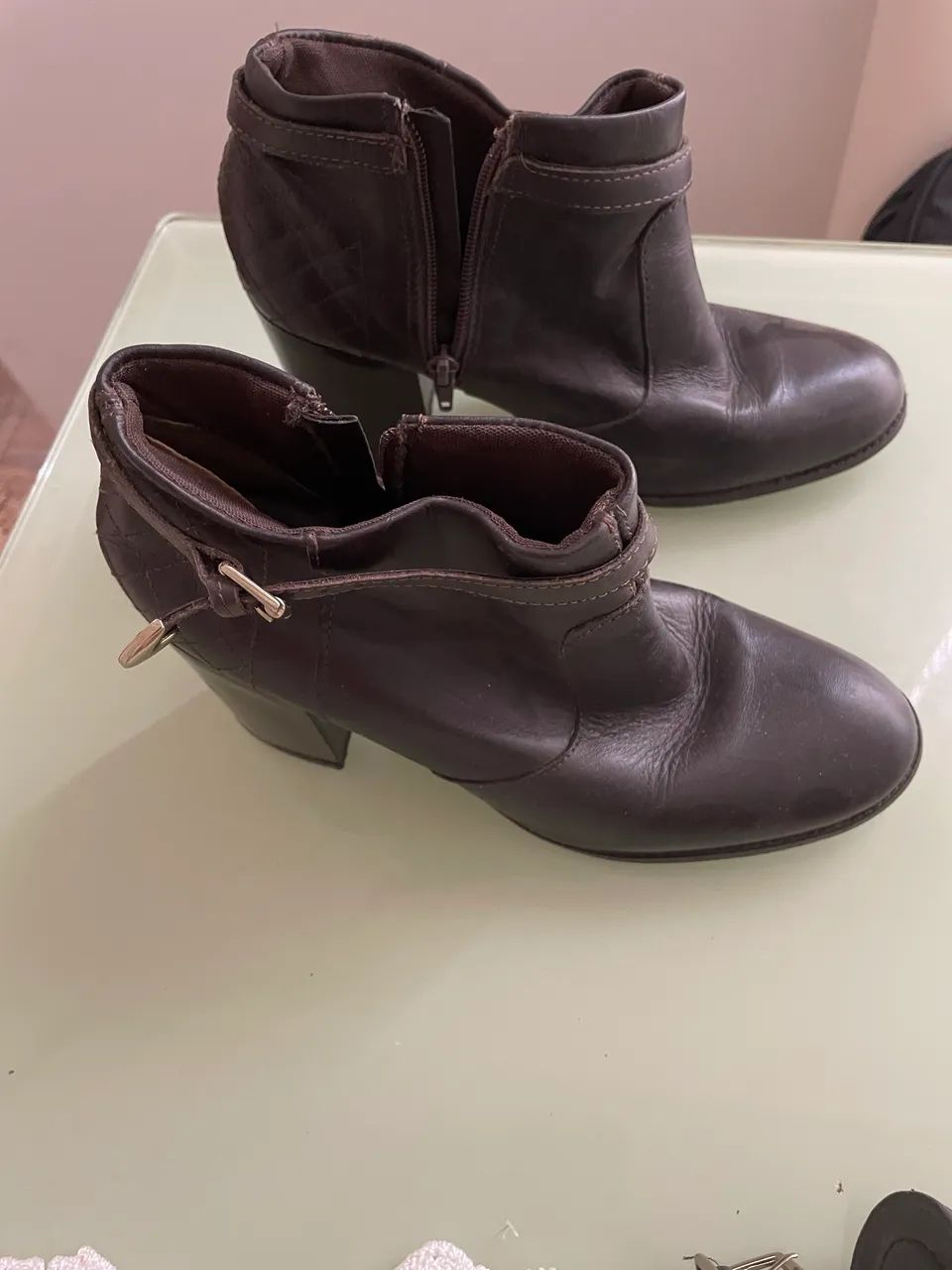 Bota couro 37 - Foto 4