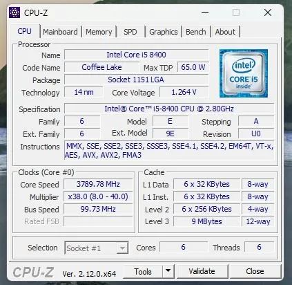 Processador Intel Core i5 8400 - Foto 2