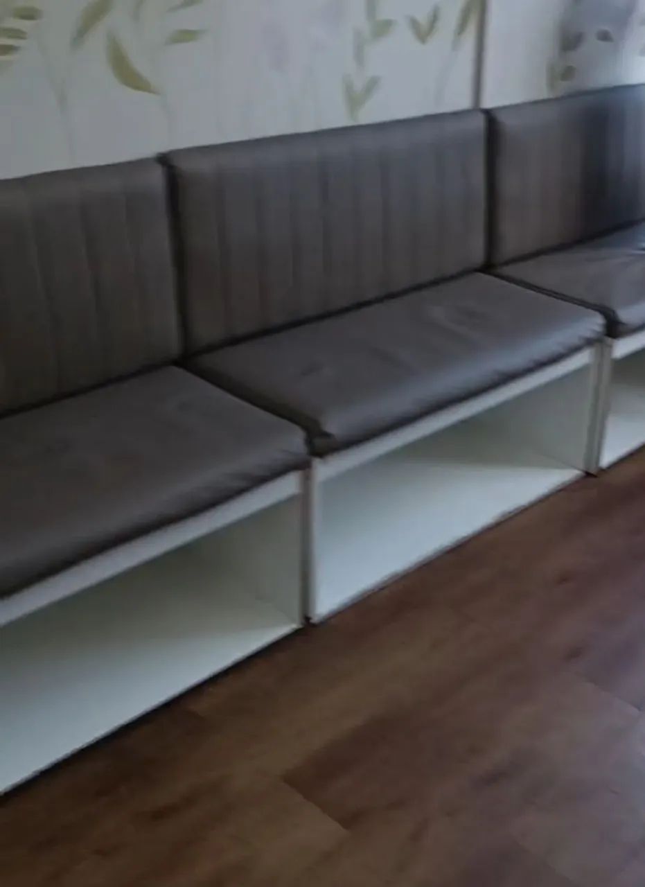 Poltronas para recepção e outros ambientes com 7 módulos de 1 metro cada. - Foto 5