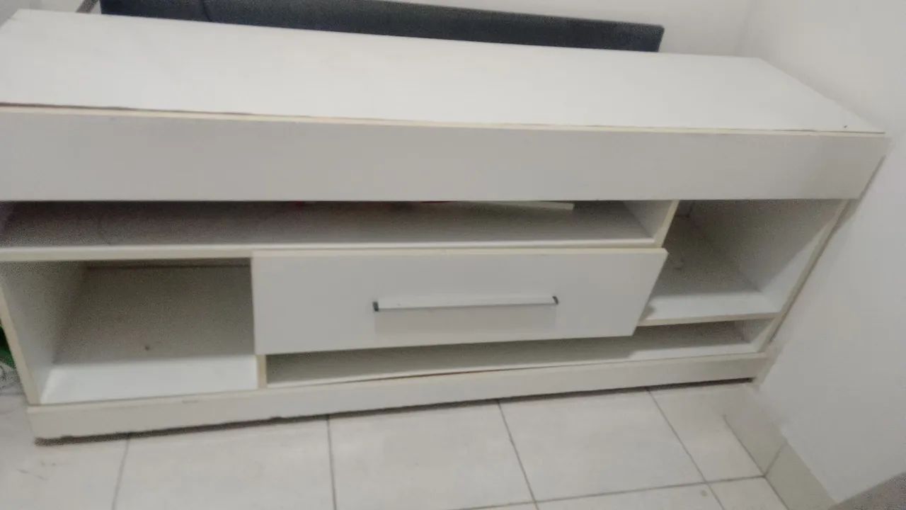 Rack Branco, bom estado de conservação.  - Foto 2