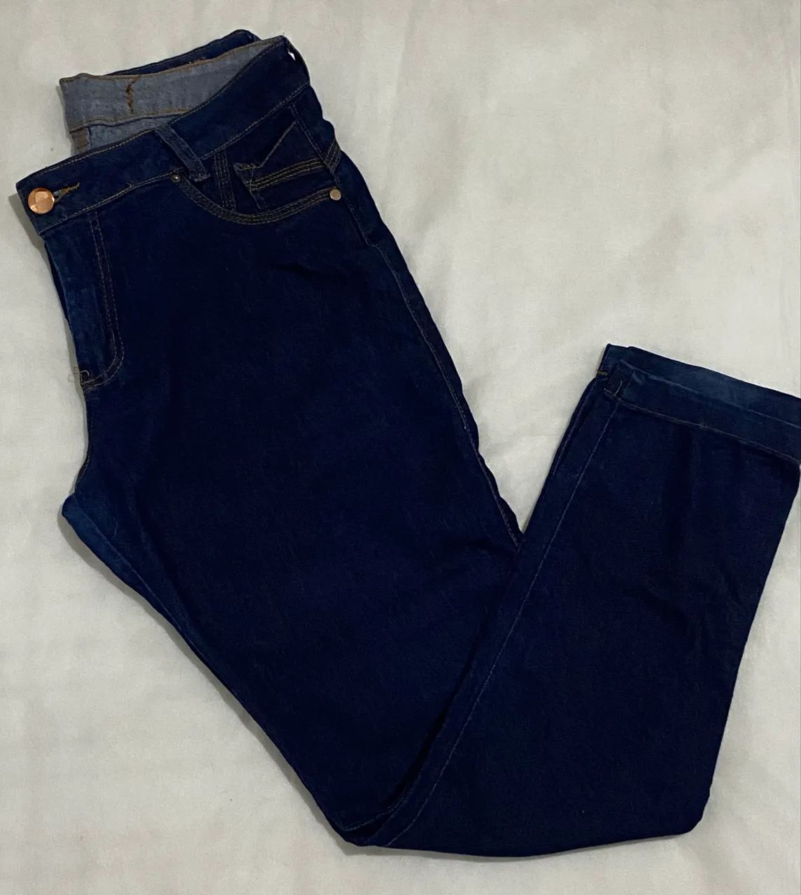 Calça jeans TAM 48 c/lycra feminina  - Foto 2