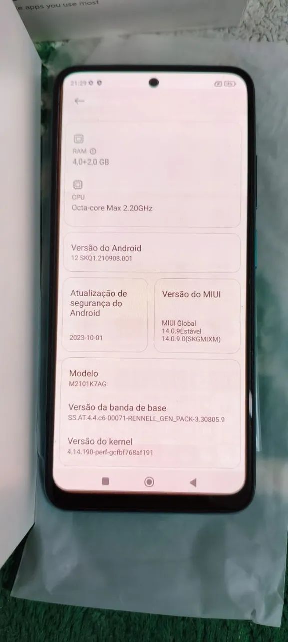 Xiaomi Redmi Note 10 5g Dual Sim 4gb 128 Gb (Usado) Todo Original funciona perfeitamente. - Foto 5
