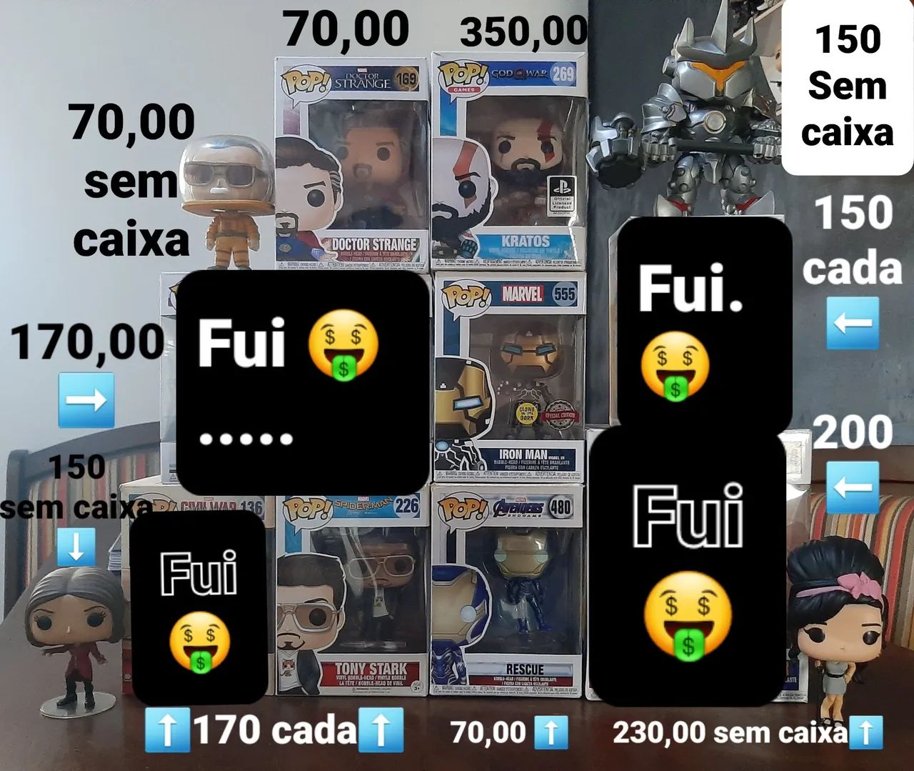 Funko Pop coleção 616