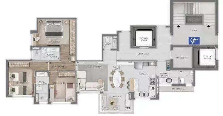 PLANTA 105m²