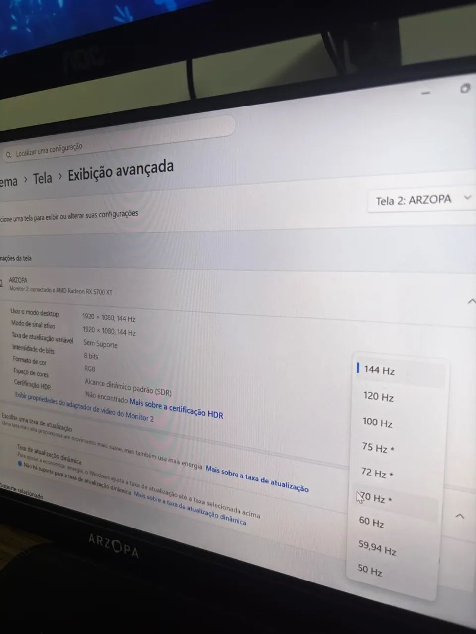 Monitor 144hz Arzopa  - Foto 3