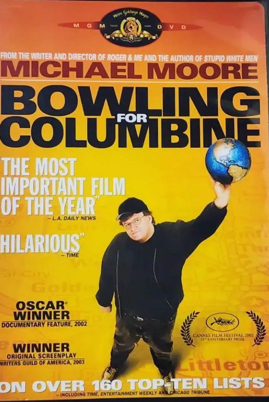 Dvd Duplo Documentário Bowling For Columbine Importado