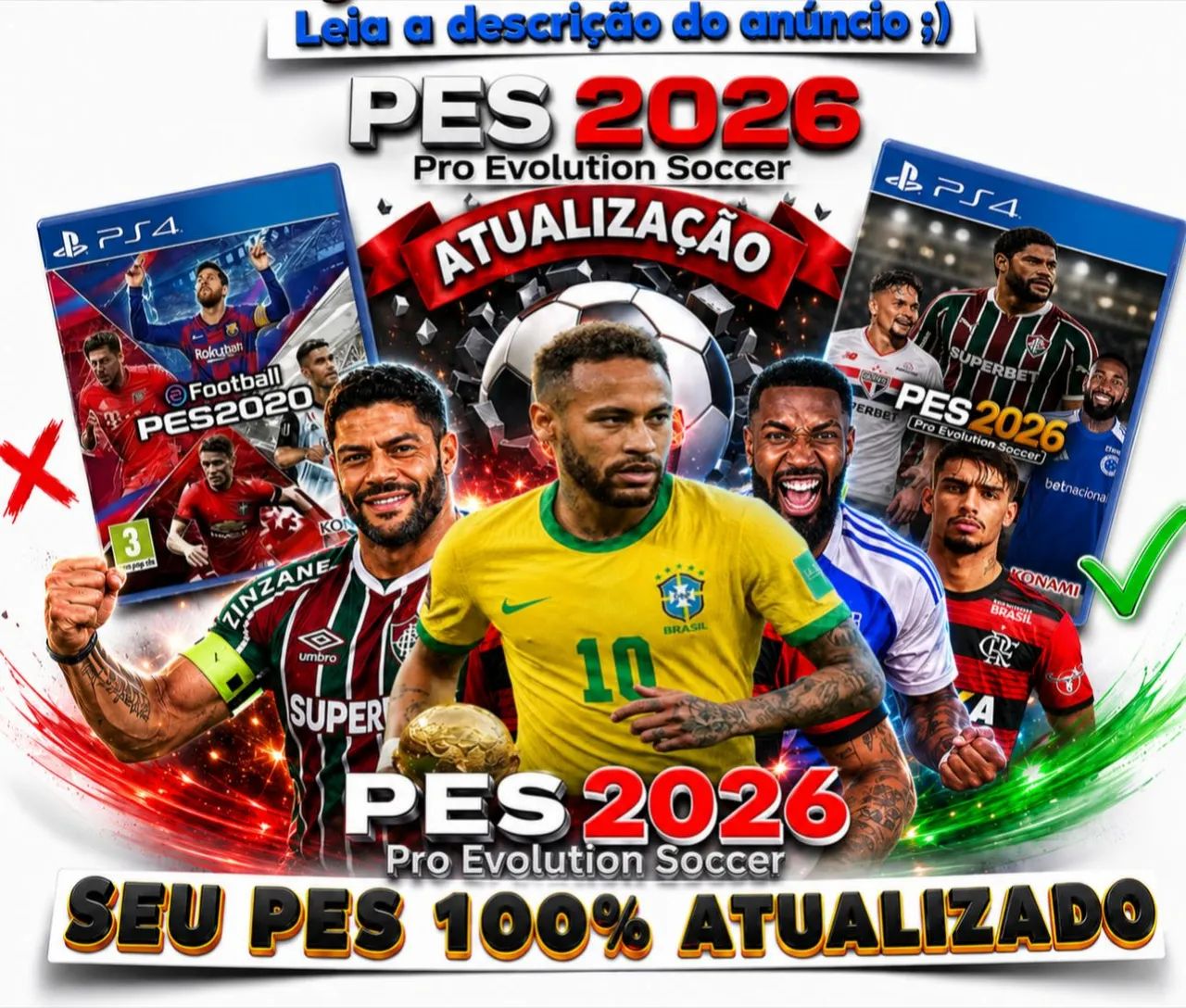 Pes 20 + patch 26 setembro  (ps3/ps4/ps5)