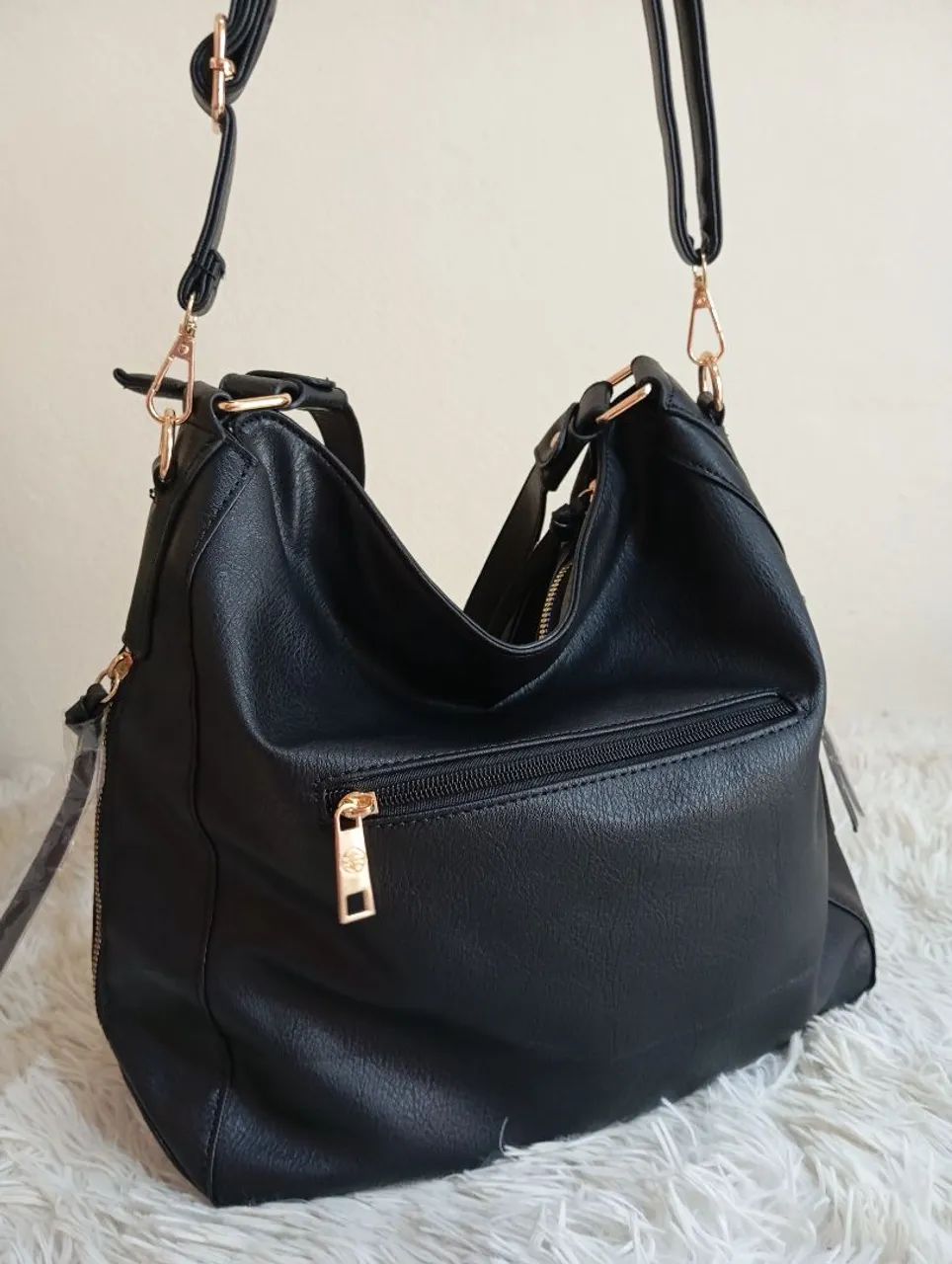 Bolsa Grande Preta com 08 Divisorias Luxo   - Foto 3