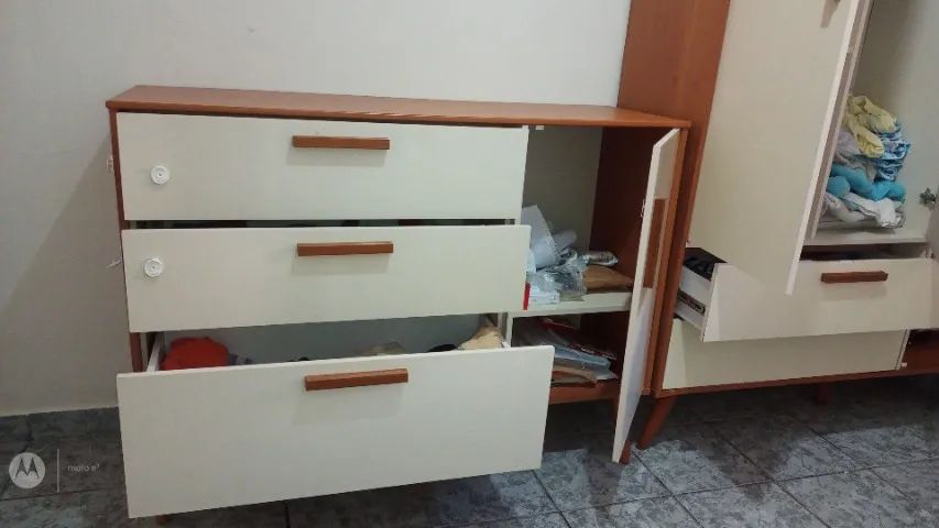Jogo da Quarto infantil(Cômoda/Guarda Roupa) - Foto 4