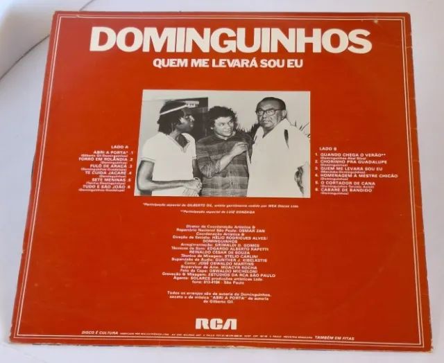 Vinil Dominguinhos Quem Me Levará Sou Eu LP Original - Foto 5