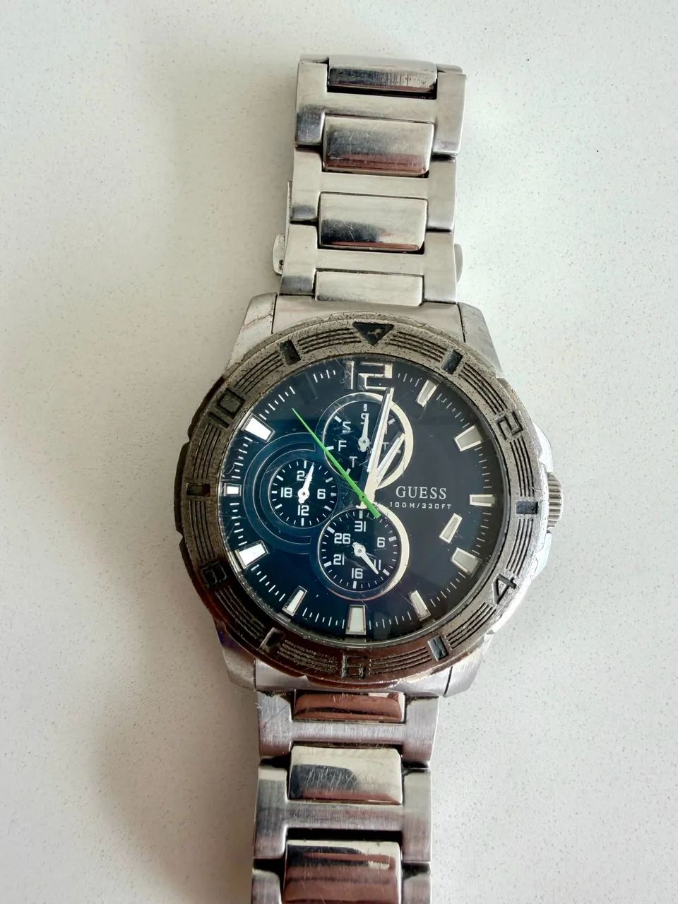 Relógio Guess prateado masculino - Foto 2