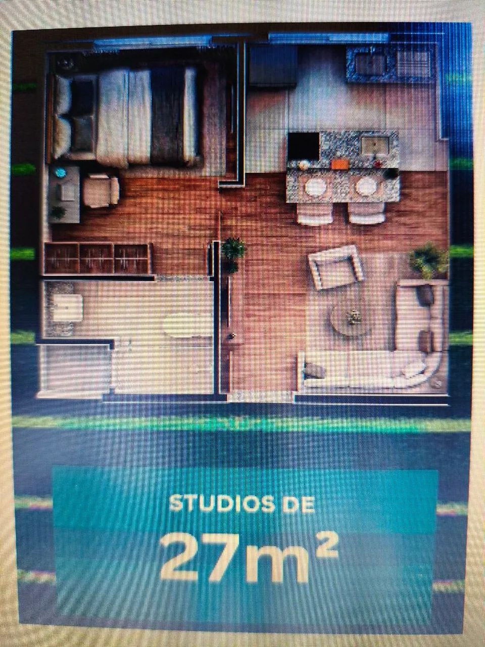 Vendo studio no Meireles 27m2