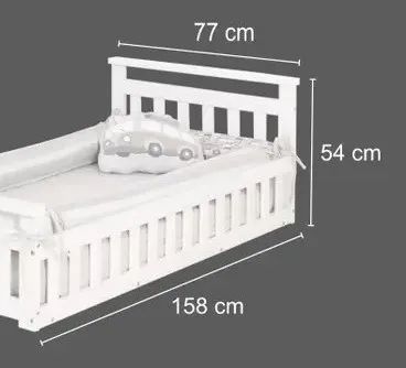Cama Infantil com Grade Bella