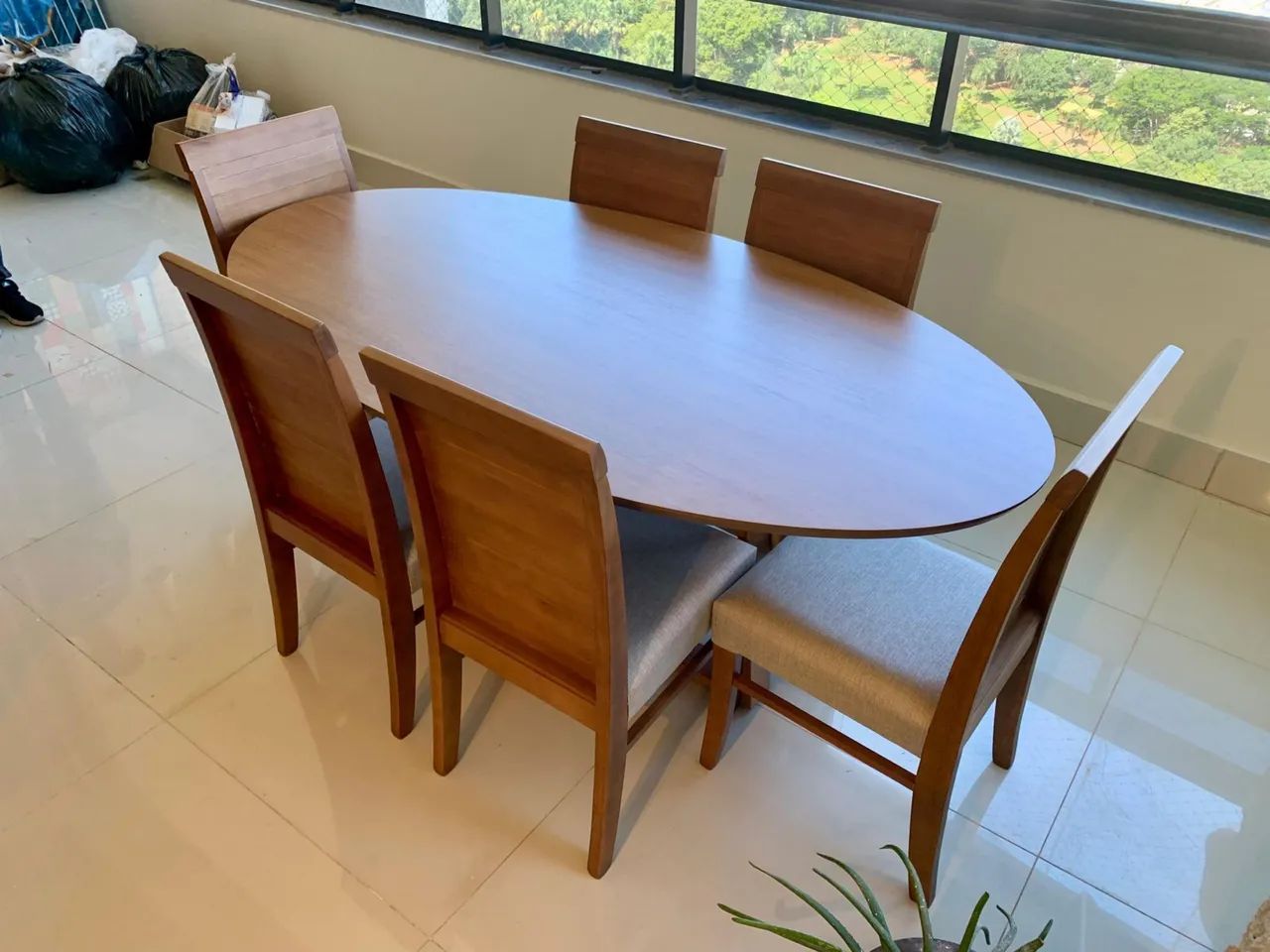 Mesa nova de madeira maciça  - Foto 5