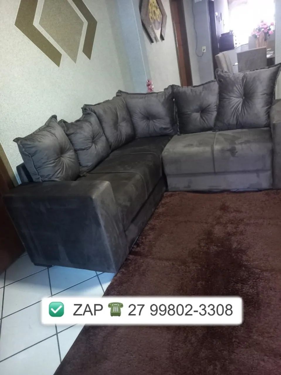 .sofa de canto - varias cores