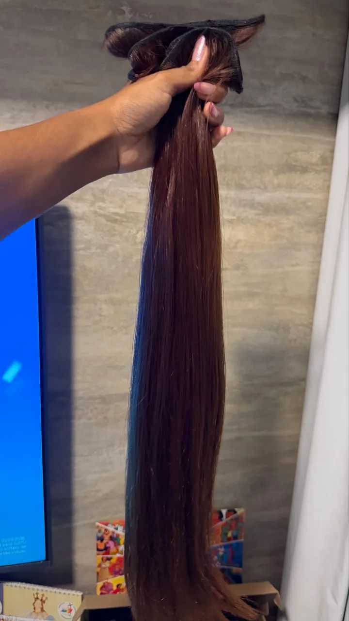 Cabelo humano 100% brasileiro 